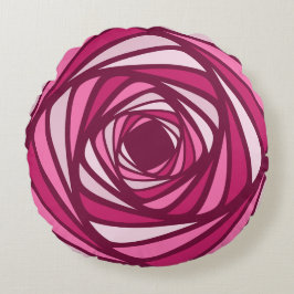 SPIRAL 5 FÄRG RUND KUDDE