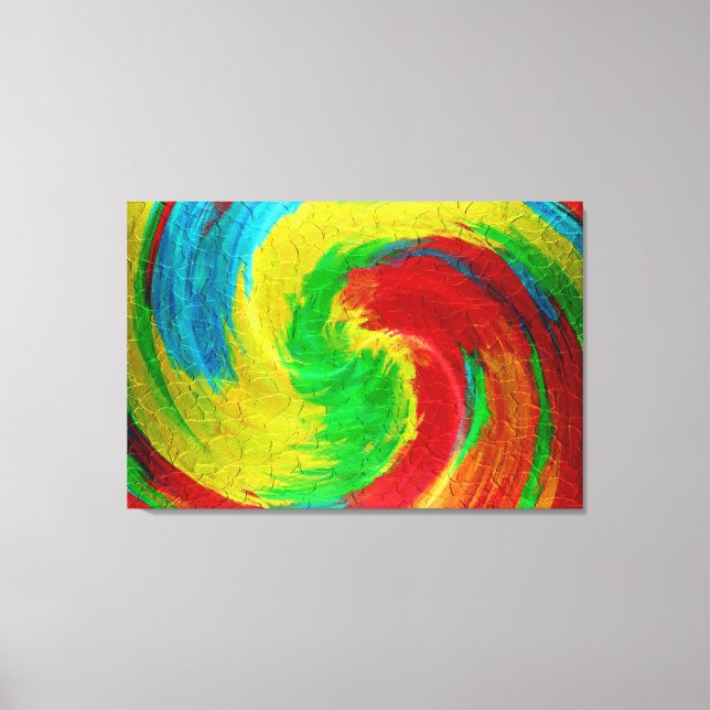 Spiral Abstrakt Artikel 8 Canvastryck (Framsida)