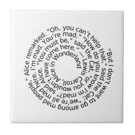 Spiral-alicewonderland2 Kakelplatta