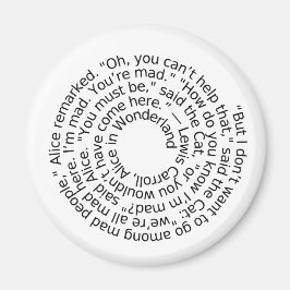 Spiral-alicewonderland2 Magnet