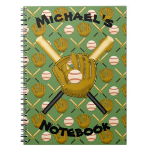 Spiral anteckningsbok för baseball