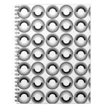 Spiral anteckningsbok för Goth regnbågar