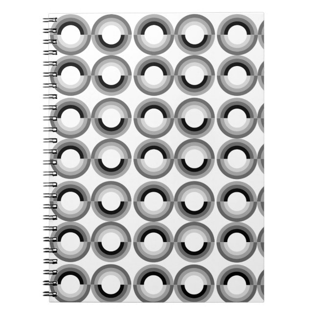 Spiral anteckningsbok för Goth regnbågar (Framsidan)