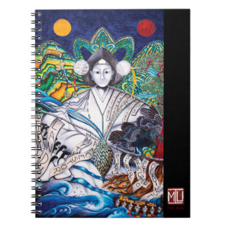 Spiral anteckningsbok för Mu