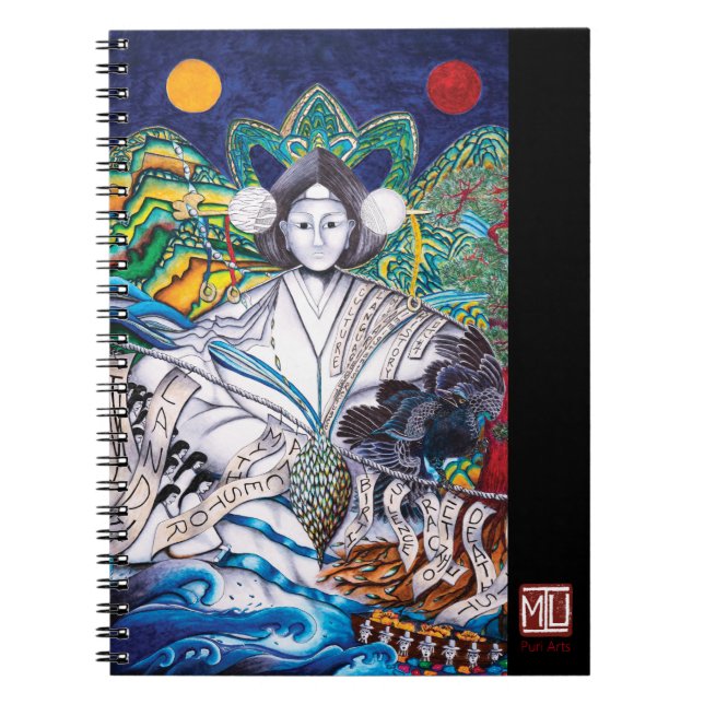 Spiral anteckningsbok för Mu (Framsidan)