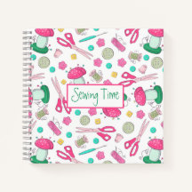 Spiral-anteckningsbok för sytetid