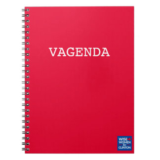 Spiral anteckningsbok för WWFC Vagenda