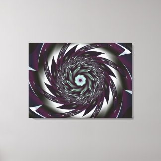 Spiral Art Stretched Kanvastryck