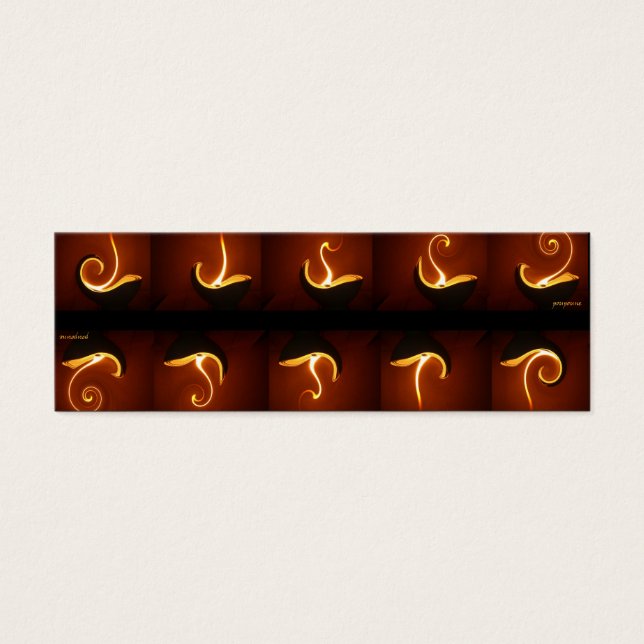 spiral av hopp litet visitkort (Framsidan)