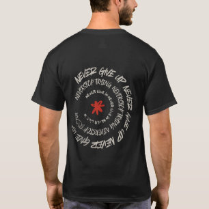 Spiral av motståndskraft med Rebel Bloom T Shirt