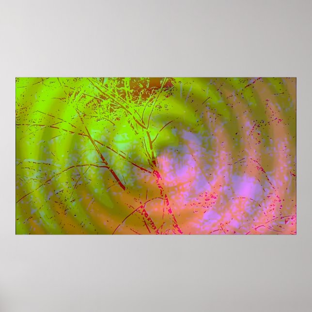 Spiral av röda träd. poster (Framsidan)