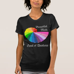 Spiral av Theodorus Bevacous Math T-shirt