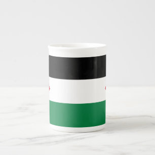 Spiral bärbar dator benporslin mugg