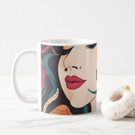 Spiral bärbar dator kaffemugg