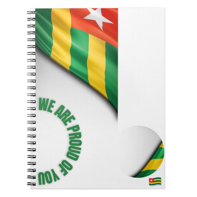 spiral bärbar dator - Uppmuntra oss Anteckningsbok (Framsidan)