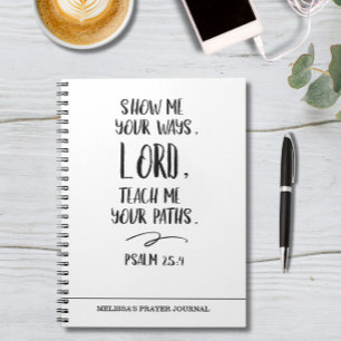 Spiral Bible Verse Prayer journal Anteckningsbok