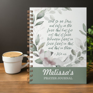 Spiral Bible Verse Prayer journal Anteckningsbok