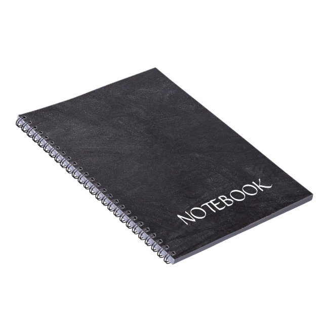 Spiral black Photo Notebook Anteckningsbok (Högra Sidan)