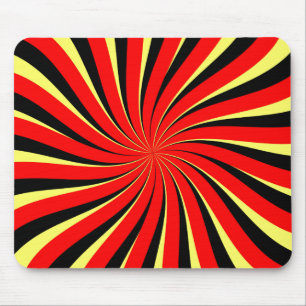 Spiral Black Red Gult Musmatta