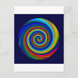 Spiral Blur Vykort