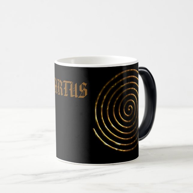Spiral Celtic-symbol,Anpassa Magisk Mugg (Framsida höger)
