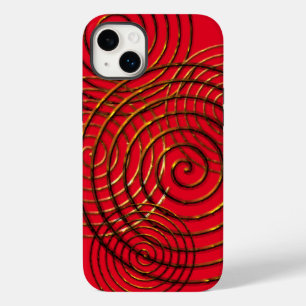 Spiral Celtic symbol guld metallic Fodral-Mate iPh