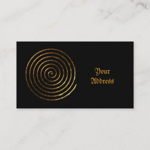 Spiral Celtic-symbol Visitkort