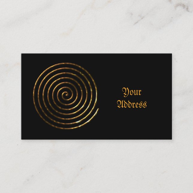 Spiral Celtic-symbol Visitkort (Framsida)
