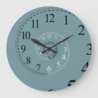 Spiral Clock. Dag och natt Stor Klocka
