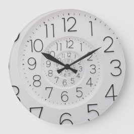 Spiral Clock Droste Wall Clock Large Stor Klocka