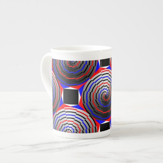 Spiral Cone av Kenneth Yoncich Benporslin Mugg (Framsida vänster)