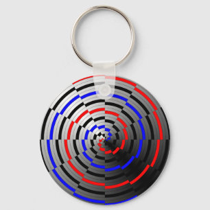 Spiral Cone av Kenneth Yoncich Nyckelring