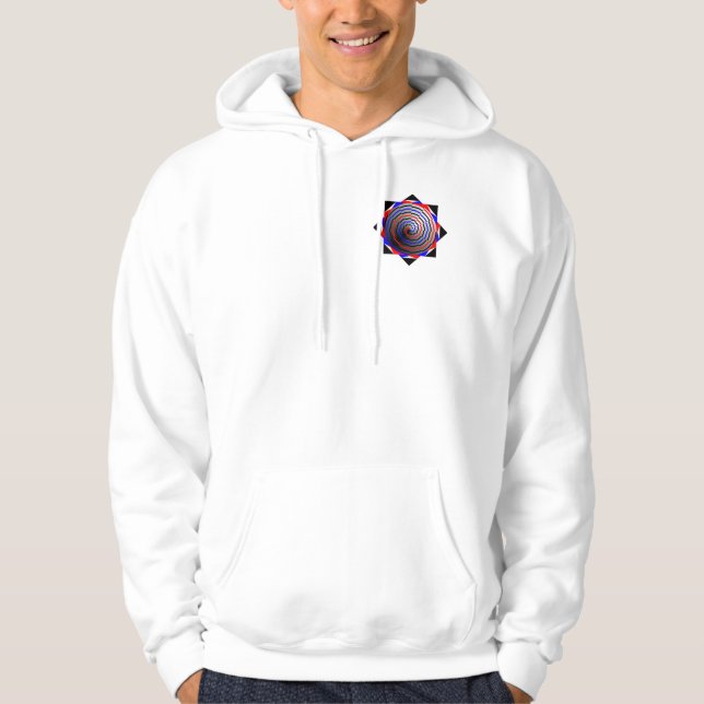 Spiral Cone av Kenneth Yoncich Sweatshirt Med Luva (Framsida)