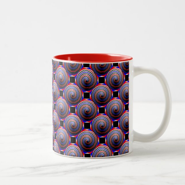Spiral Cone av Kenneth Yoncich Två-Tonad Mugg (Höger)