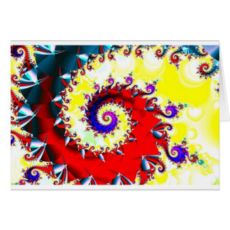 spiral dans (kortet) hälsningskort