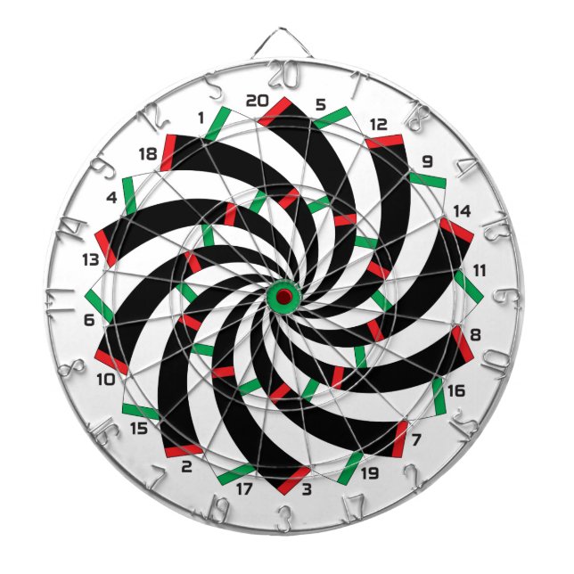 Spiral Darttavla Spegelversion (Framsidan)