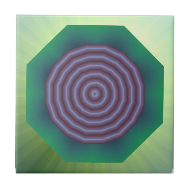 Spiral Design Kakelplatta (Framsidan)