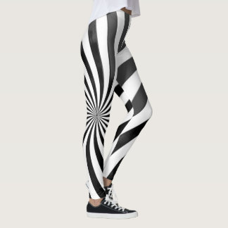 Spiral design leggings