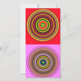 Spiral Design Tack Kort