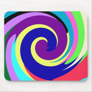 Spiral Färg Musmatta
