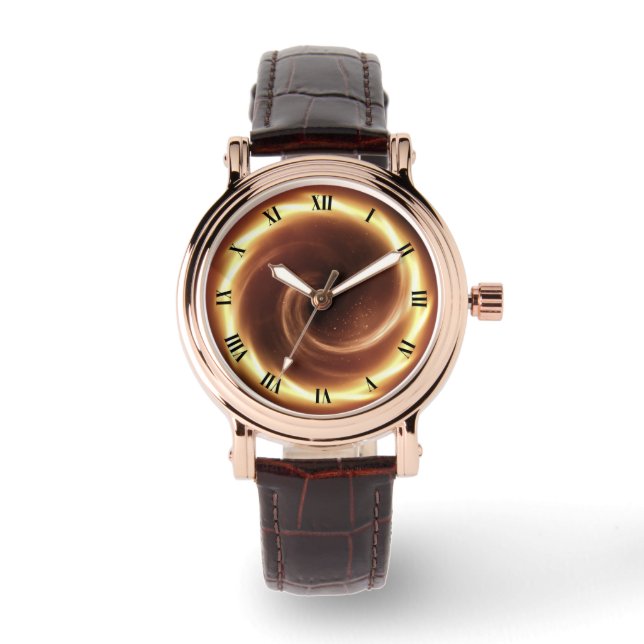 Spiral Fire Vortex ~ Time Portal ~Maskin ~ Armbandsur (Framsida)