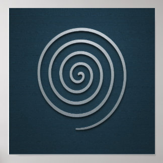 Spiral-flottan Silver Poster