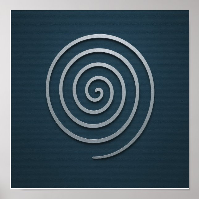 Spiral-flottan Silver Poster (Framsidan)