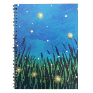 Spiral fodrad Fireflyjournal för anteckningsbok |