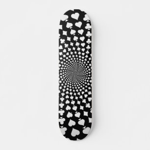 Spiral för pokerkortkostymer: Skateboard
