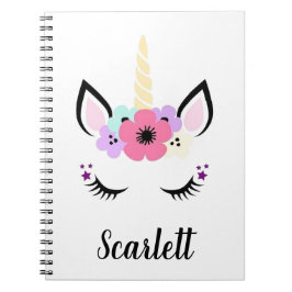 Spiral Foto Anteckningsblock - Enhörningshuvud