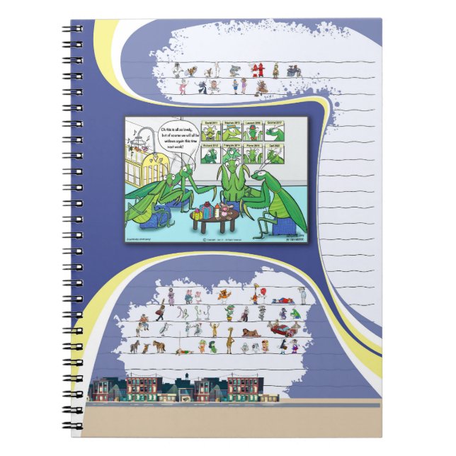 Spiral-foto-anteckningsbok | Födelsemeddelande Anteckningsbok (Framsidan)