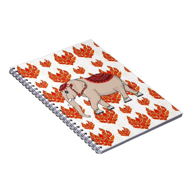 Spiral-foto-anteckningsbok Thai Stilar. Anteckningsbok (Högra Sidan)