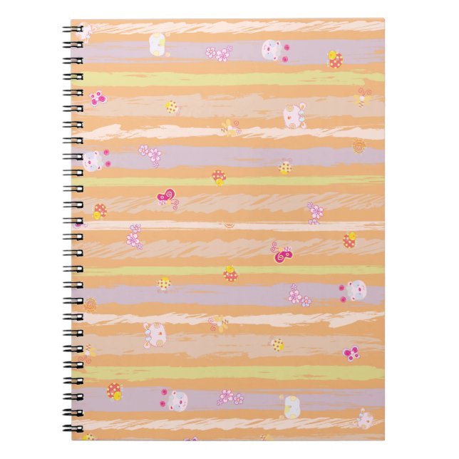 Spiral Fotoanteckningsbok – Baby Joy & Creatures P Anteckningsbok (Framsidan)