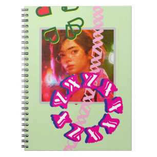 Spiral fotopatbok anteckningsbok